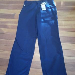 Men’s CARHARTT Cotton/Nylon Pants,Blue,36 x 34 Inches